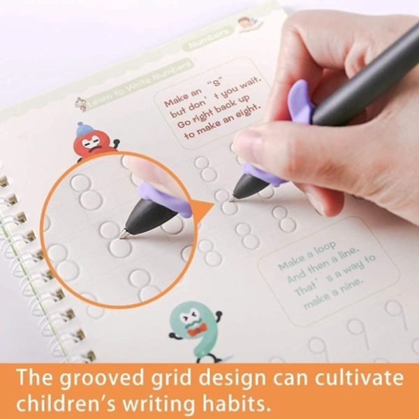 Kids Writing Practice Copybook Magic Calligraphy - 280 mm x 240 mm